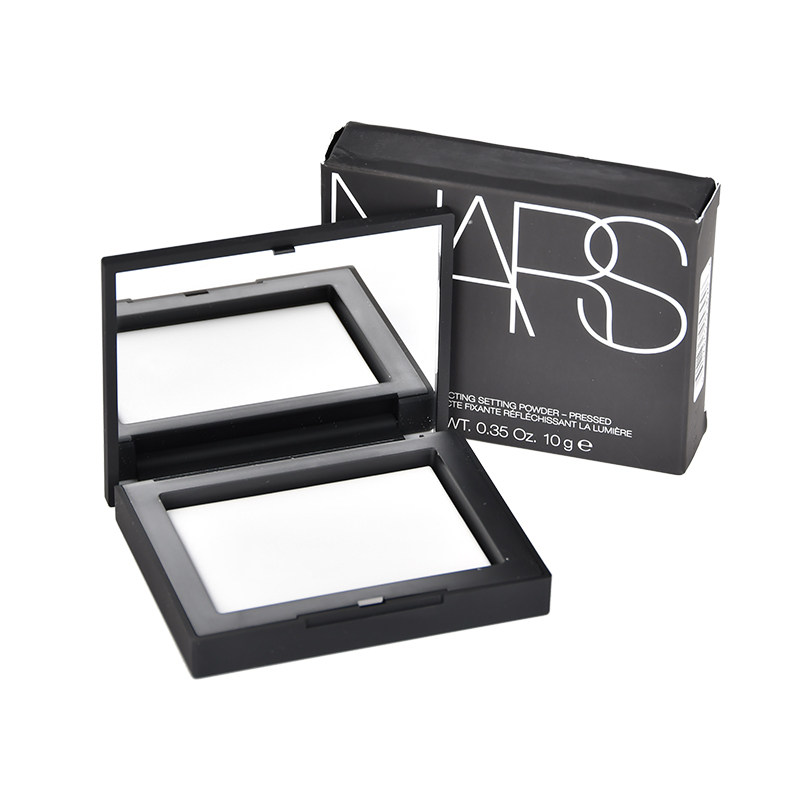 粉饼nars裸光透明明色定妆持妆控油提亮肤色粉饼