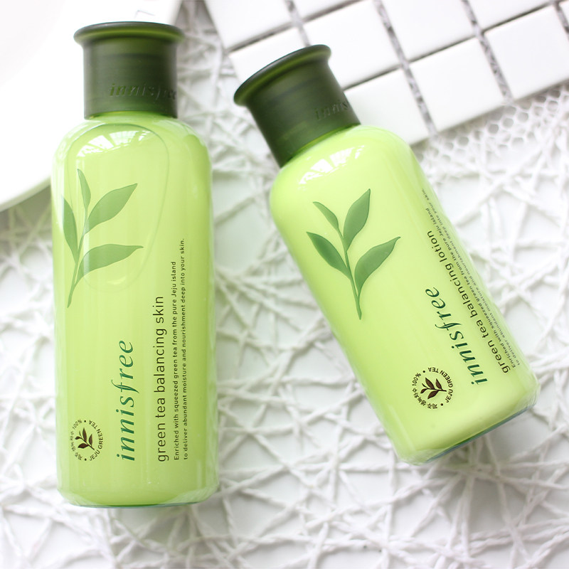 韩国innisfree/悦诗风吟绿茶平衡水乳补水控油保湿清爽不油腻包邮