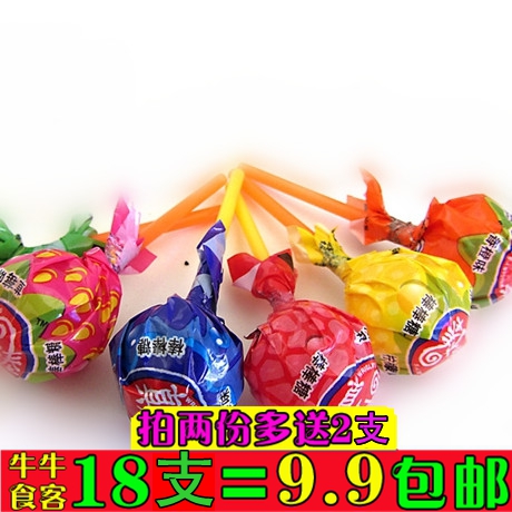 80后经典怀旧零食 真知棒棒棒糖 综合水果味棒棒糖18支 9.9元包邮在类目 零食/坚果/特产, 糖果零食/果冻/布丁, 糖果中 - 来自Buy2taobao.com提供专业的淘宝代购服务