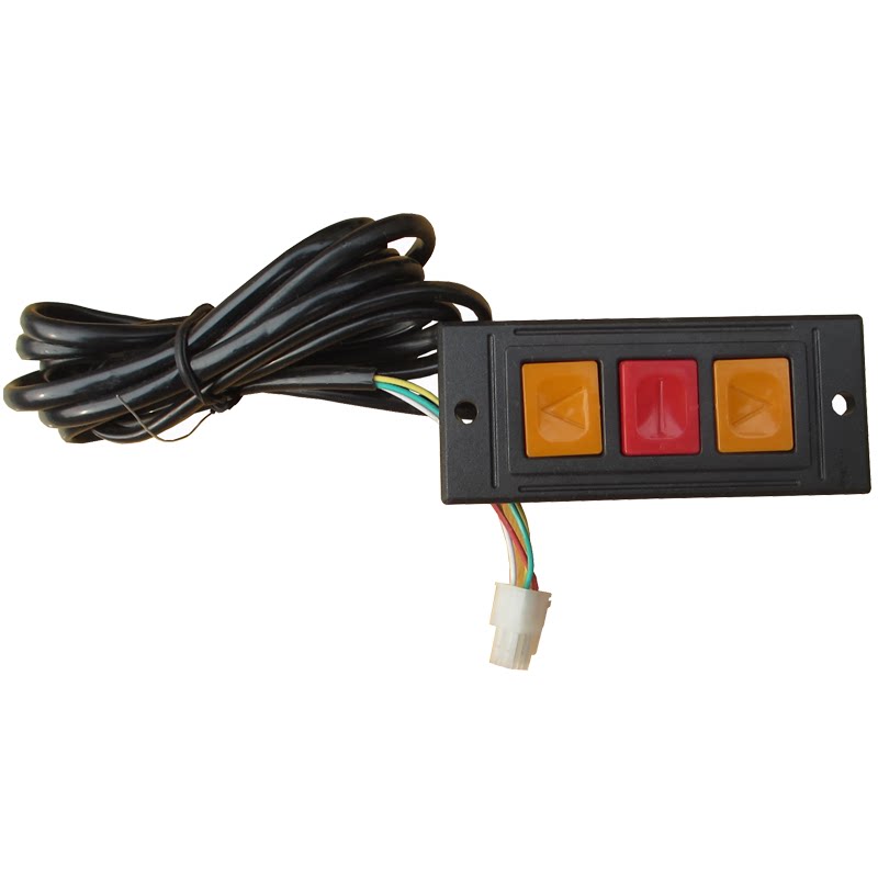 管状电机手动开关按钮 车库门墙壁开关按钮 卷帘门三按键开关