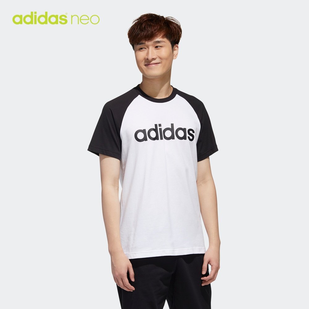 阿迪达斯官网 adidas neo 男装夏季运动圆领短袖t恤gj8940 gj8945