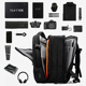 18寸双肩包男士背包可扩容大容量出差旅行李包15.6寸笔记本电脑包