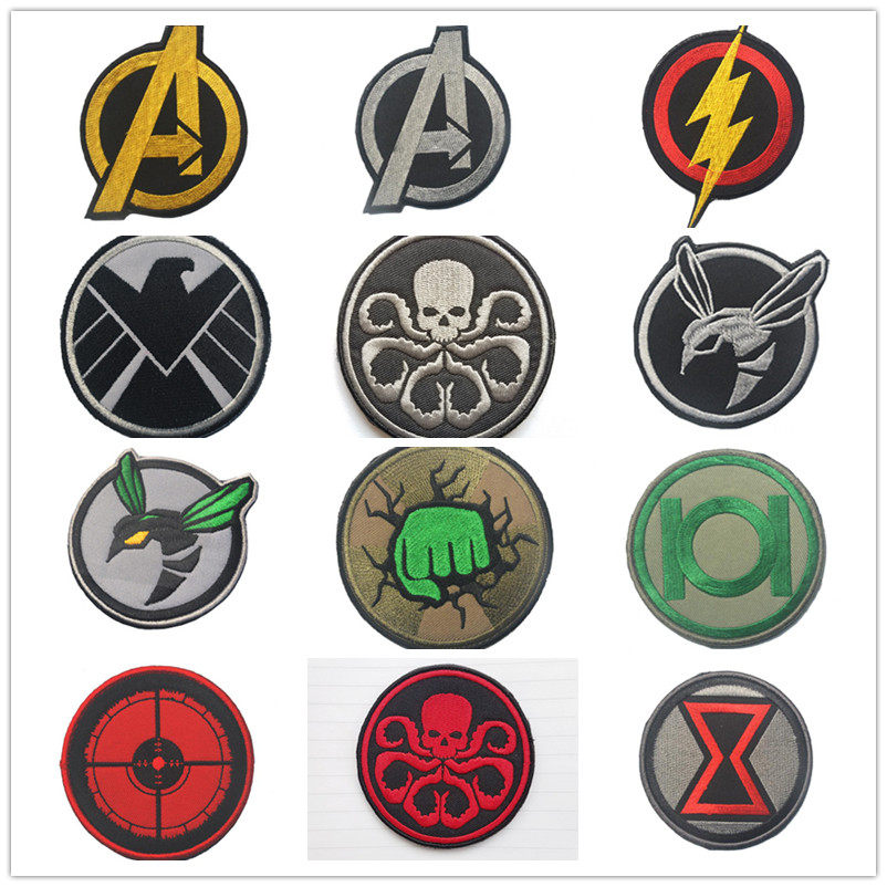 复仇者联盟新成员标识战术刺绣魔术贴臂章徽章布标领袖贴背包贴