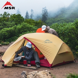 MSR帐篷胡巴Hubba新户外登山露营帐篷野营超轻三人防风防雨帐篷