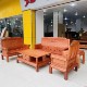 红木沙发非洲菠萝格木客厅沙发全实木新中式金花梨现代打蜡小户型