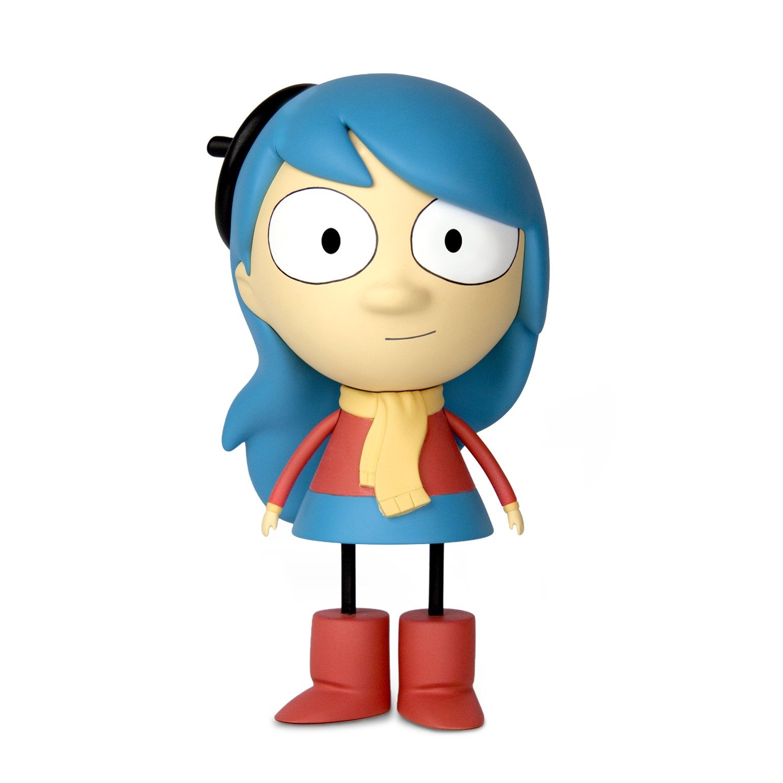 蓝发女孩希尔达官方人偶 周边手办 netflix动画 luke pearson原著漫画