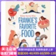 英文原版 Kelsey Garrity-Riley插画绘本 精装 弗兰克喜爱的食物 Frankie's Favorite Food