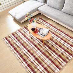 高档客厅地垫地毯茶几毯简约现代进门家用宝宝爬行垫儿童棉麻垫子
