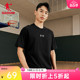 中国乔丹运动短袖T恤衫男2024夏季新款篮球休闲宽松印花透气上衣
