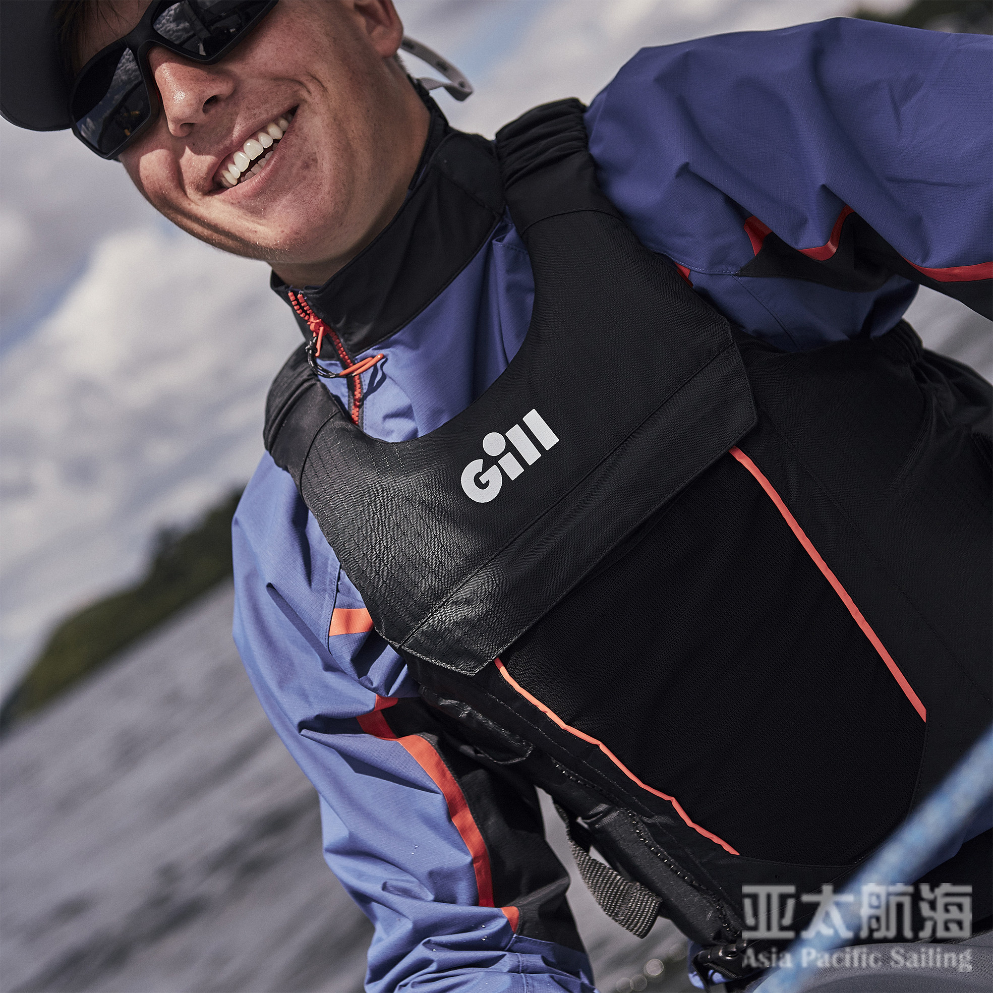 gill进口航海品牌外套套头男款职业小艇服薄长袖防水服帆船赛事服
