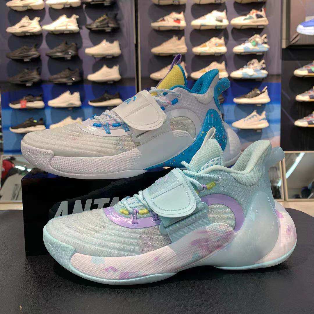 安踏水花3代篮球鞋三代 6kt系列汤普森战靴夏季低帮实战7运动鞋