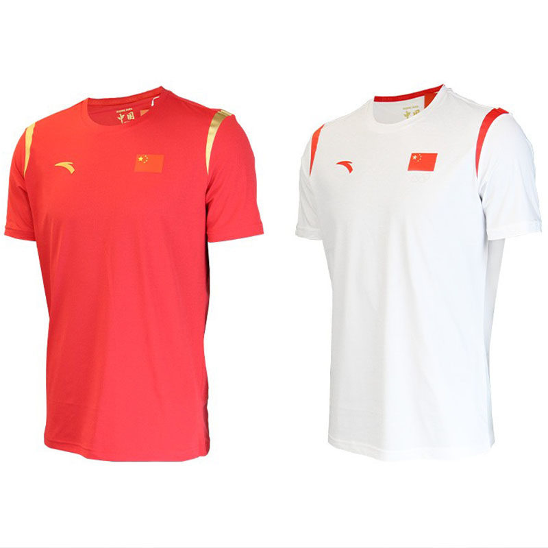 安踏国家队polo衫男女国服中国队赞助t恤透气翻领运动衫452000007已售