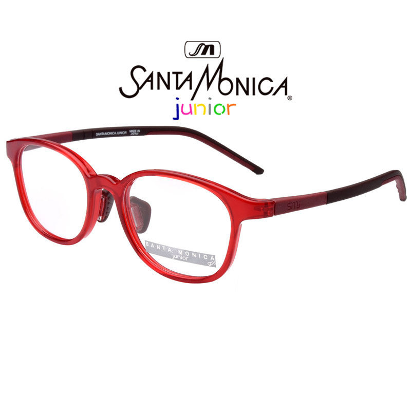 santamonica圣曼尼加镜架日本进口新款儿童近视护眼镜框smj1010e