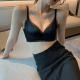 趣安芬文胸无痕轻奢内衣女夏季新款小胸聚拢缎面高级调整型防下垂