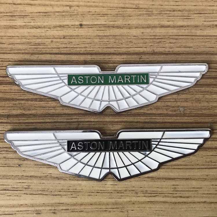 新品阿斯顿马丁Aston Martin车标金属改装飞行贴标前标后标侧标