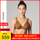 爱慕·CHUANG内衣女预言4/4乳贴薄杯大罩杯大胸显小文胸CA130541
