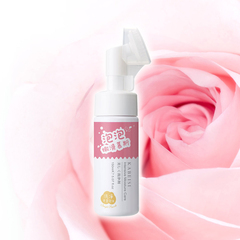 韩国卡贝斯好气色玫瑰精油泡泡嫩滑慕斯洗面奶150ml孕妇可用