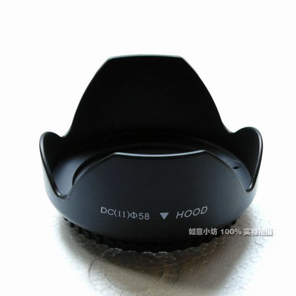 canon 18-55mm hood 58mm hood lotus hood screw th universal 58mm sunshade