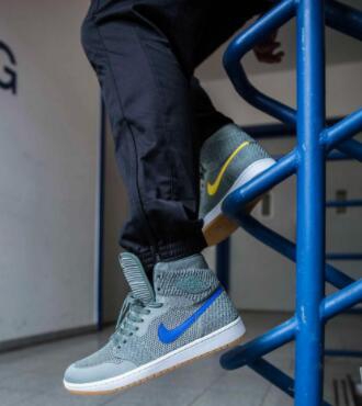 耐克Nike Air Jordan 1 Flyknit 飞线编织彩虹四色 919704-333|ruв категории спортивные туфли new, Другие спортивные туфли - от Buy2taobao.com для оказания профессиональной услуги покупки агента Taobao
