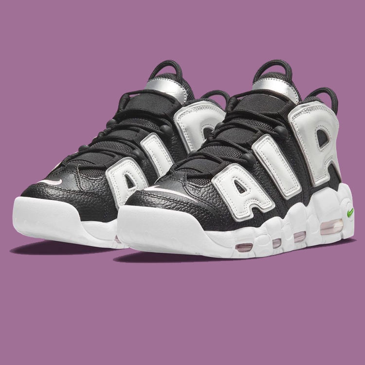 耐克nikeairmoreuptempo黑白银大air皮蓬篮球鞋dn8008001