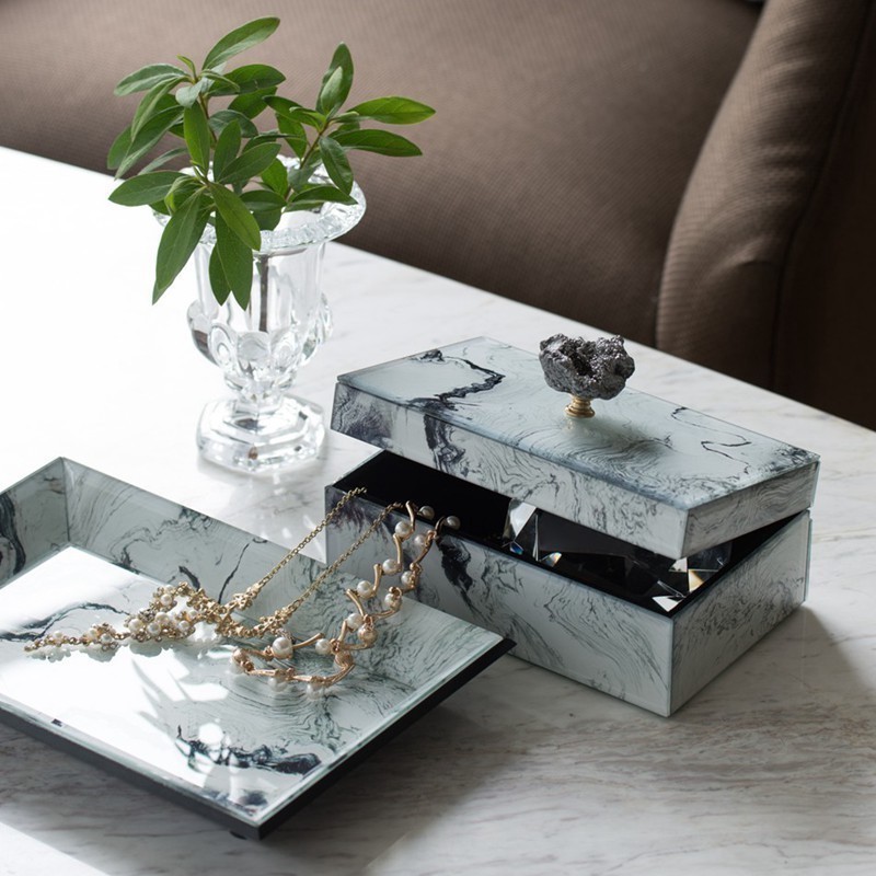 收獲小屋輕奢家用古風珠寶項鏈耳環瑪瑙石首飾收納盒精致裝飾擺件在類目 家居飾品, 裝飾器皿, 飾品盒中 - 來自Buy2taobao.com提供專業的淘寶代購服務