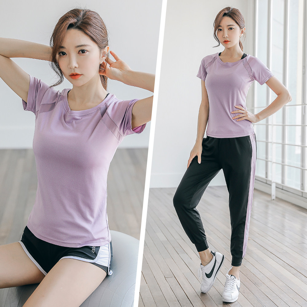 运动套装女2021夏季薄款健身房瑜伽服