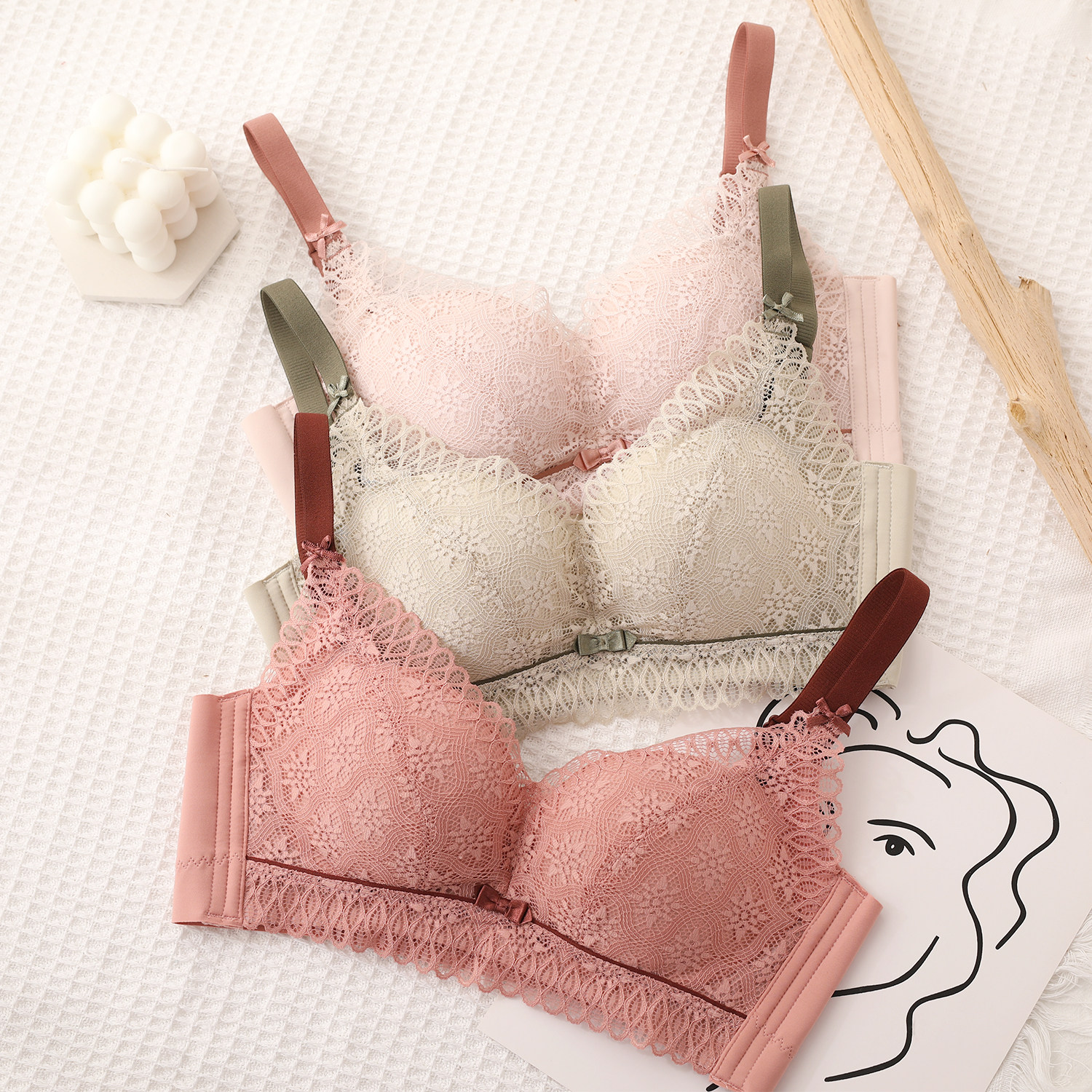 内衣下垂胸罩文胸罩少女性感秘密上托聚拢小胸文胸