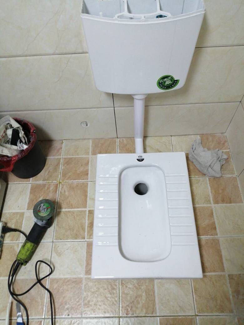 免挖坑超薄台式蹲便加高蹲厕蹲坑蹲便器免砌台蹲便器马桶改蹲便
