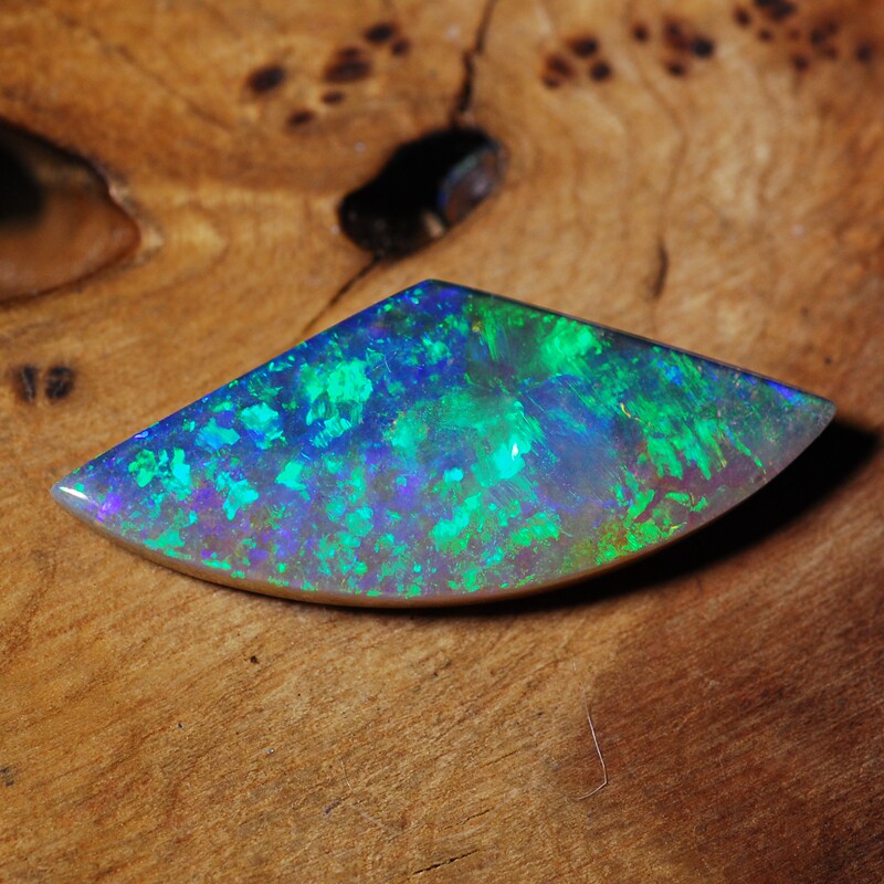 黑水晶欧泊天然宝石原石戒面26ct819澳洲欧珀黑澳宝k金项坠项链