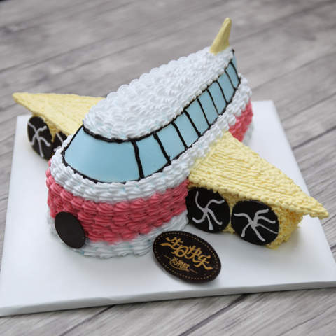 北米帝欧-北京市同城配送新鲜生日蛋糕免费周岁卡通男孩儿童飞机