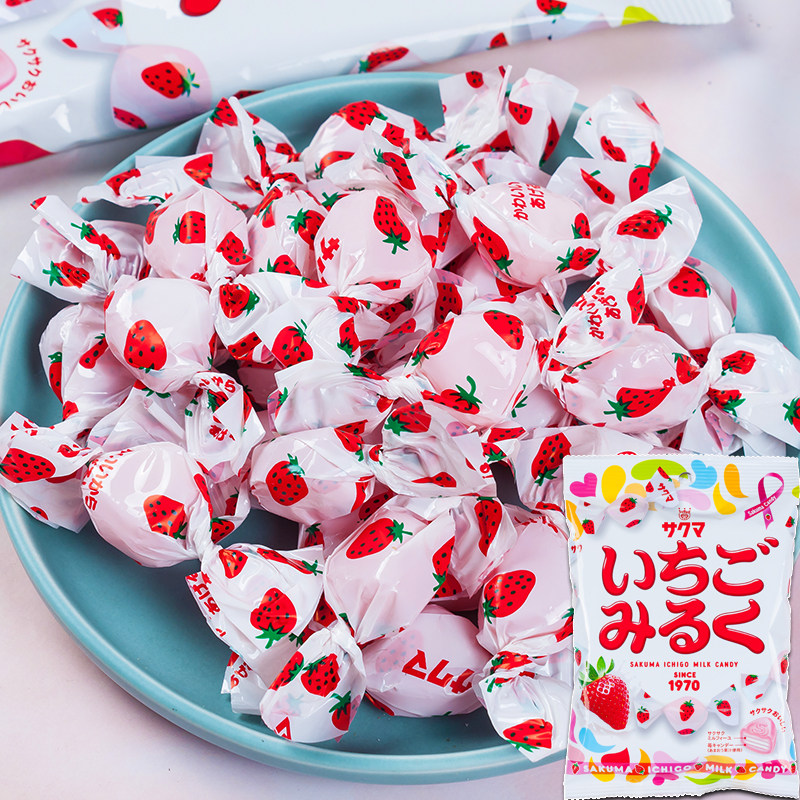 日本草莓牛奶糖