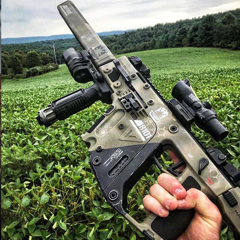 男孩大号仿真cs维克托短剑二代vector儿童吃鸡玩具连发软弹冲锋枪