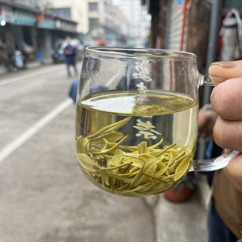 安吉高山雨前特级白茶2024新茶春茶绿茶礼盒茶叶叶散茶茶叶高级茶