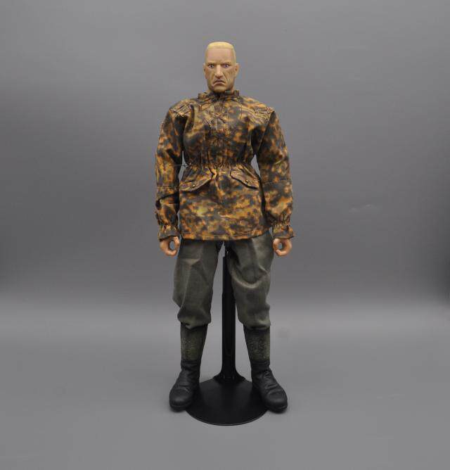 威龙1:6兵人二战德军ss空降兵伞兵秋季迷彩作战服特价