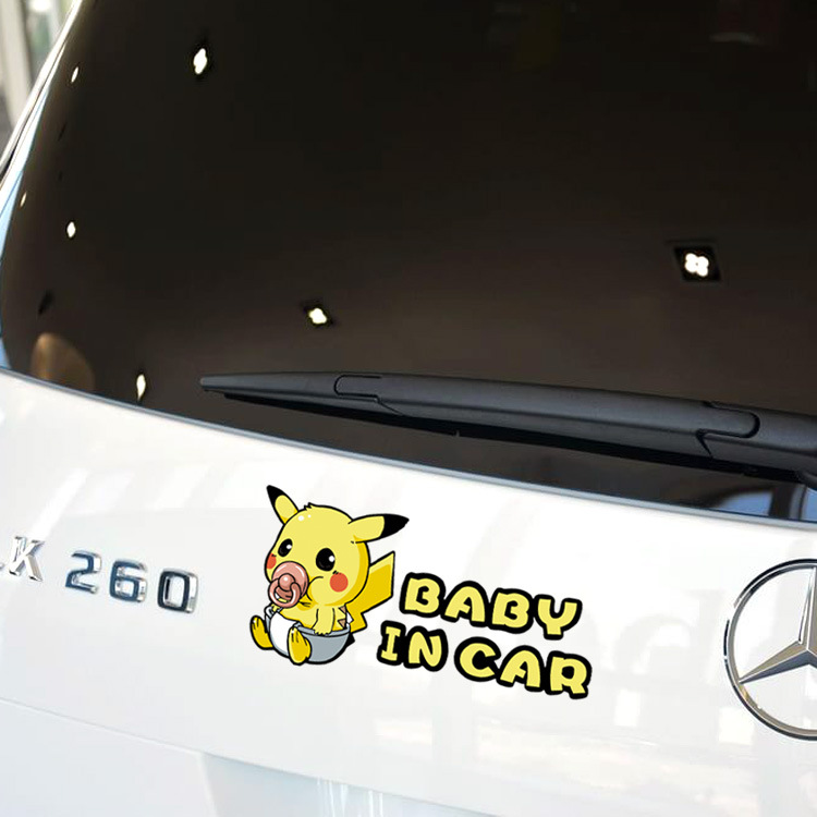 反光皮卡丘汽车用品 baby in car车尾贴画车上有宝宝提示贴警示贴|msdalam kategori kereta/artikel/Fitting/Refit, aksesori luar automotif/pemasangan hiasan/melindungi, aksesori luar automotif, pelekat hiasan kereta - dari Buy2taobao.com untuk memberikan perkhidmatan ejen Taobao profesional membeli