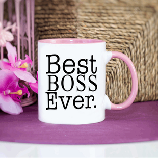 Best Boss Ever Coffee Mug 女老板 女朋友 妻子生日礼物杯子