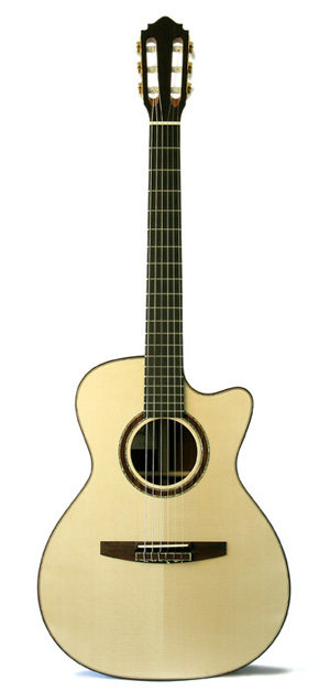 莱克伍德lakewoodm32ccp手工单板尼龙古典电箱吉他吉他古典吉他