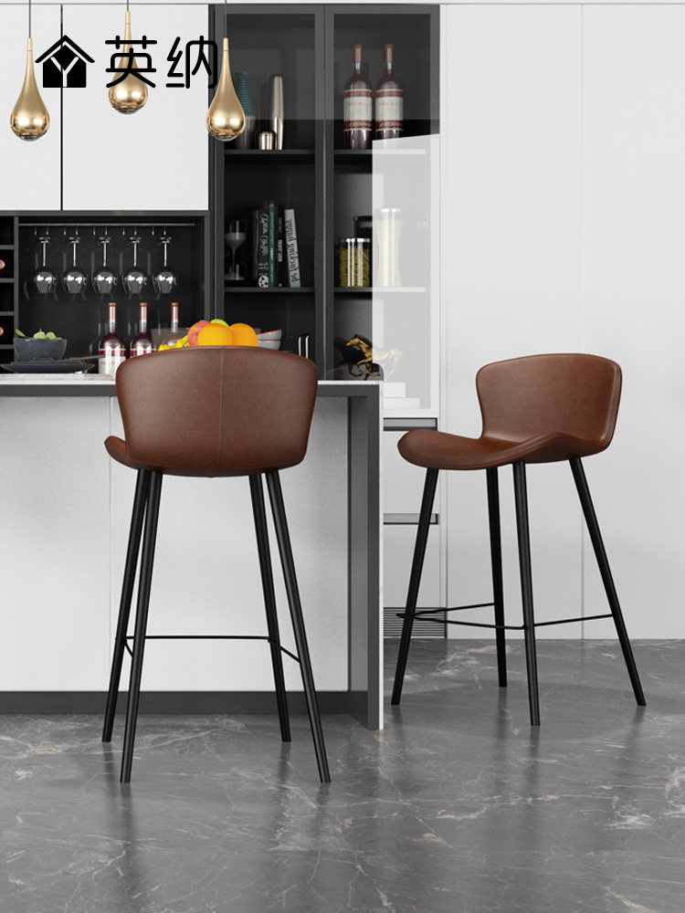 不锈钢吧椅现代简约家用高脚凳吧台凳