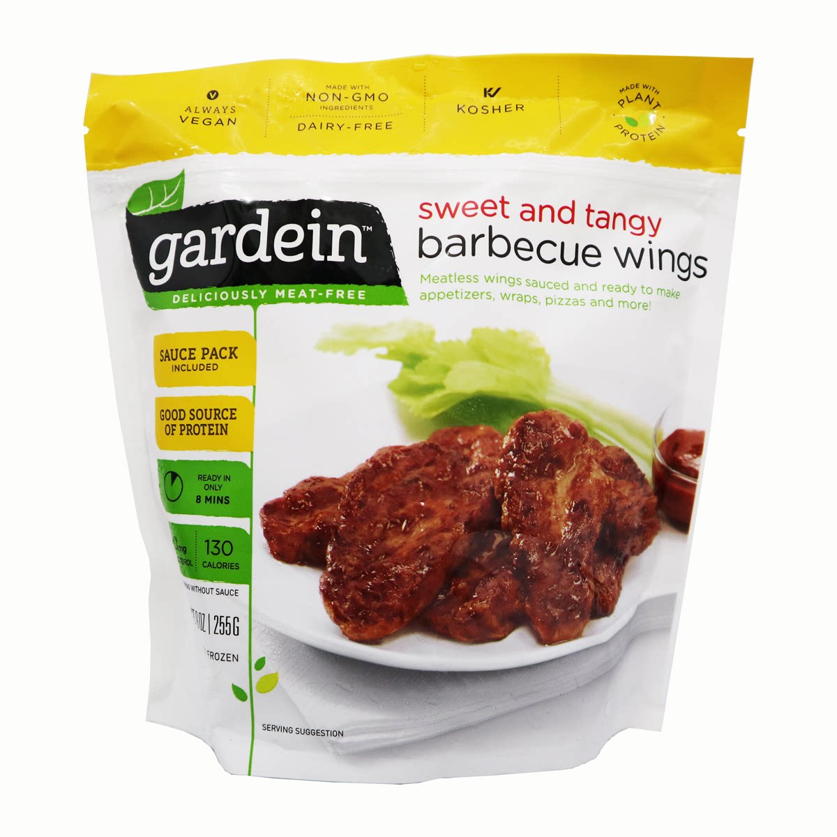 进口gardein人造肉植物肉未来肉素烧鸡翅255g