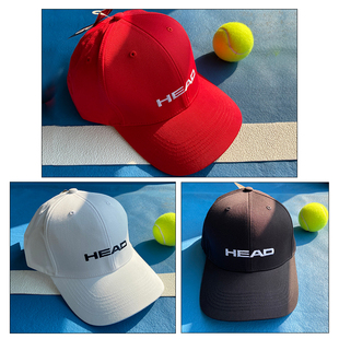 HEAD海德男女儿童网球帽夏季户外运动帽有顶遮阳帽太阳防晒鸭舌帽