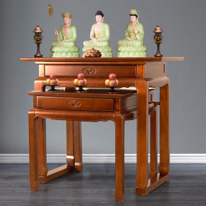 50中式财神供桌佛桌家用佛台贡桌简约现代神台桌实木