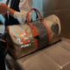 包包2024新款行李袋大容量超大手提包轻便时尚短途旅行包健身大包