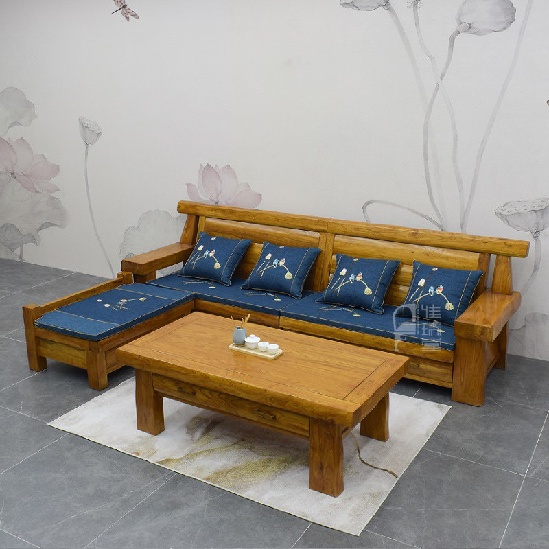 木头个性大沙发组合已售4新品淘宝￥6200折后价￥2480田园沙发小户型