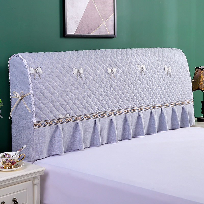 5米床靠背防尘时尚简约床背套罩ins风床头罩套