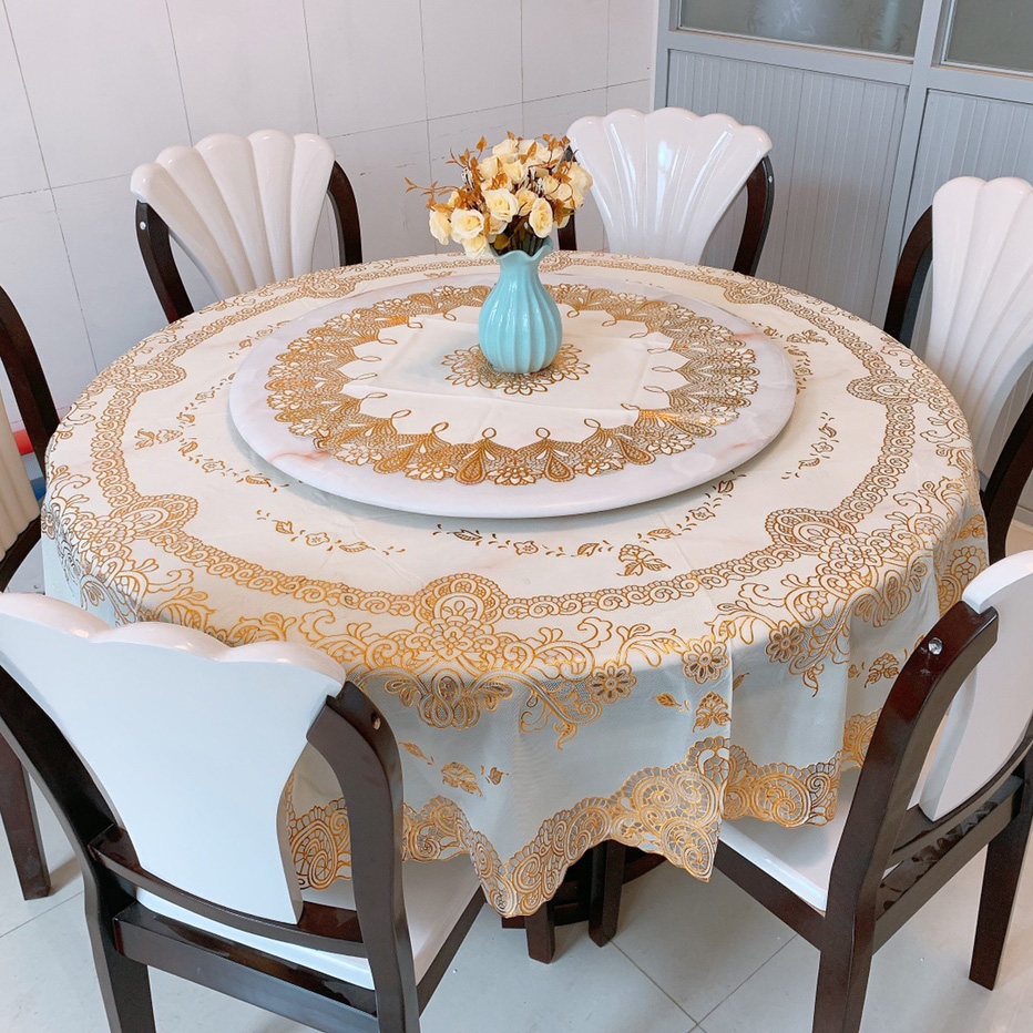 桌布圆桌家用圆形欧式优惠券爱比价妈妈