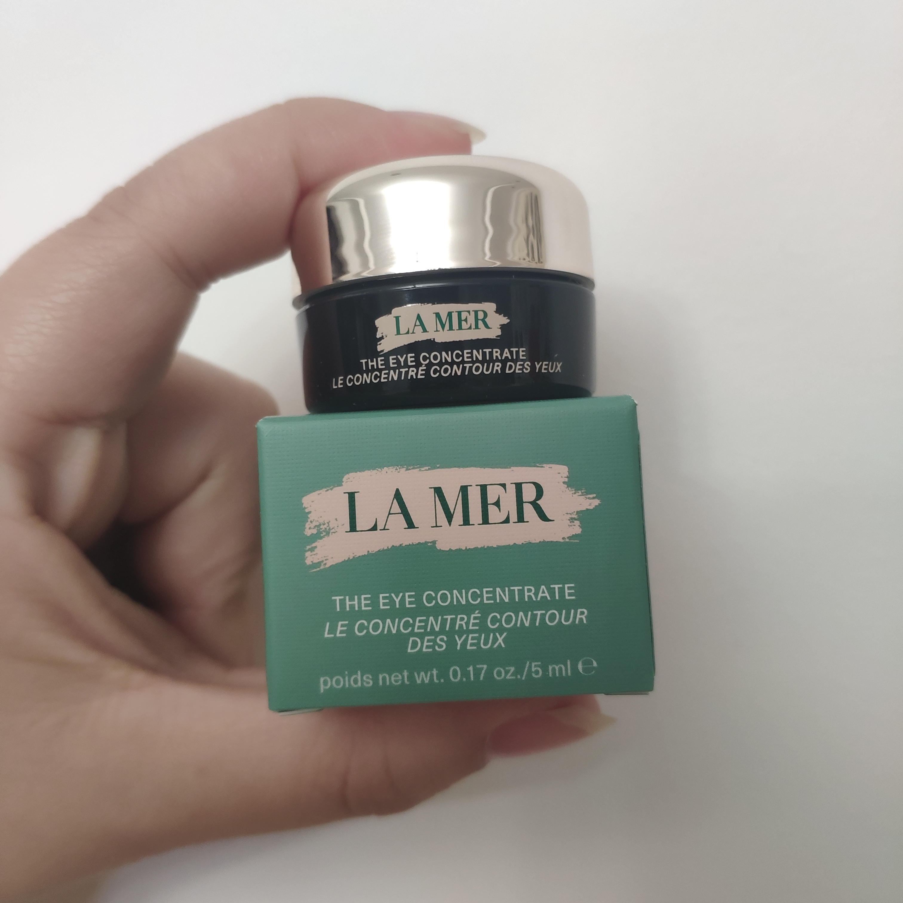 lamer海蓝之谜浓缩密集修护眼霜5ml柜台小样淡化修复黑眼圈舒缓