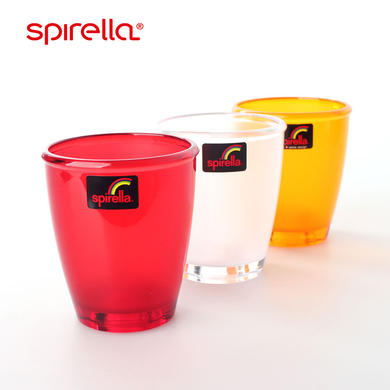 SPIRELLA/丝普瑞塑料磨砂刷牙杯创意洗漱杯水杯子牙刷杯架漱口杯