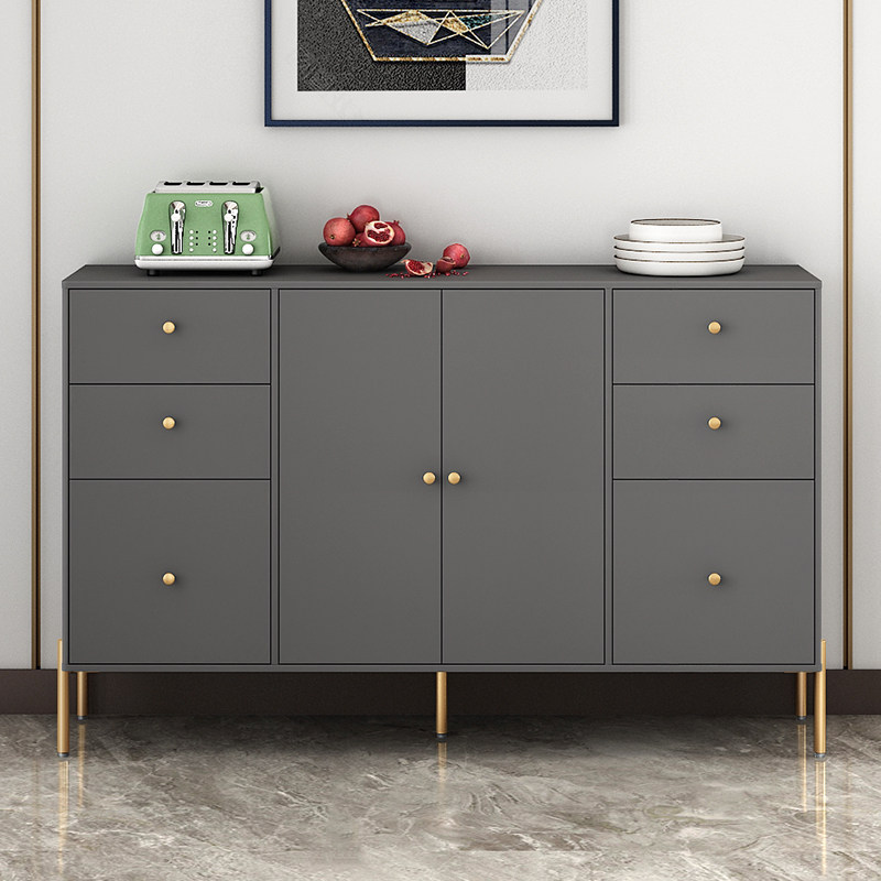 轻奢餐边柜简约现代大容量多功能储物柜收纳柜客厅北欧边柜玄关柜