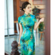 老上海真丝旗袍传统复古民国风桑蚕丝高端年轻款高级感连衣裙日常