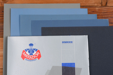 德国matador 勇士干湿两用砂纸组合 打磨鞋底修复不平整 护理工具